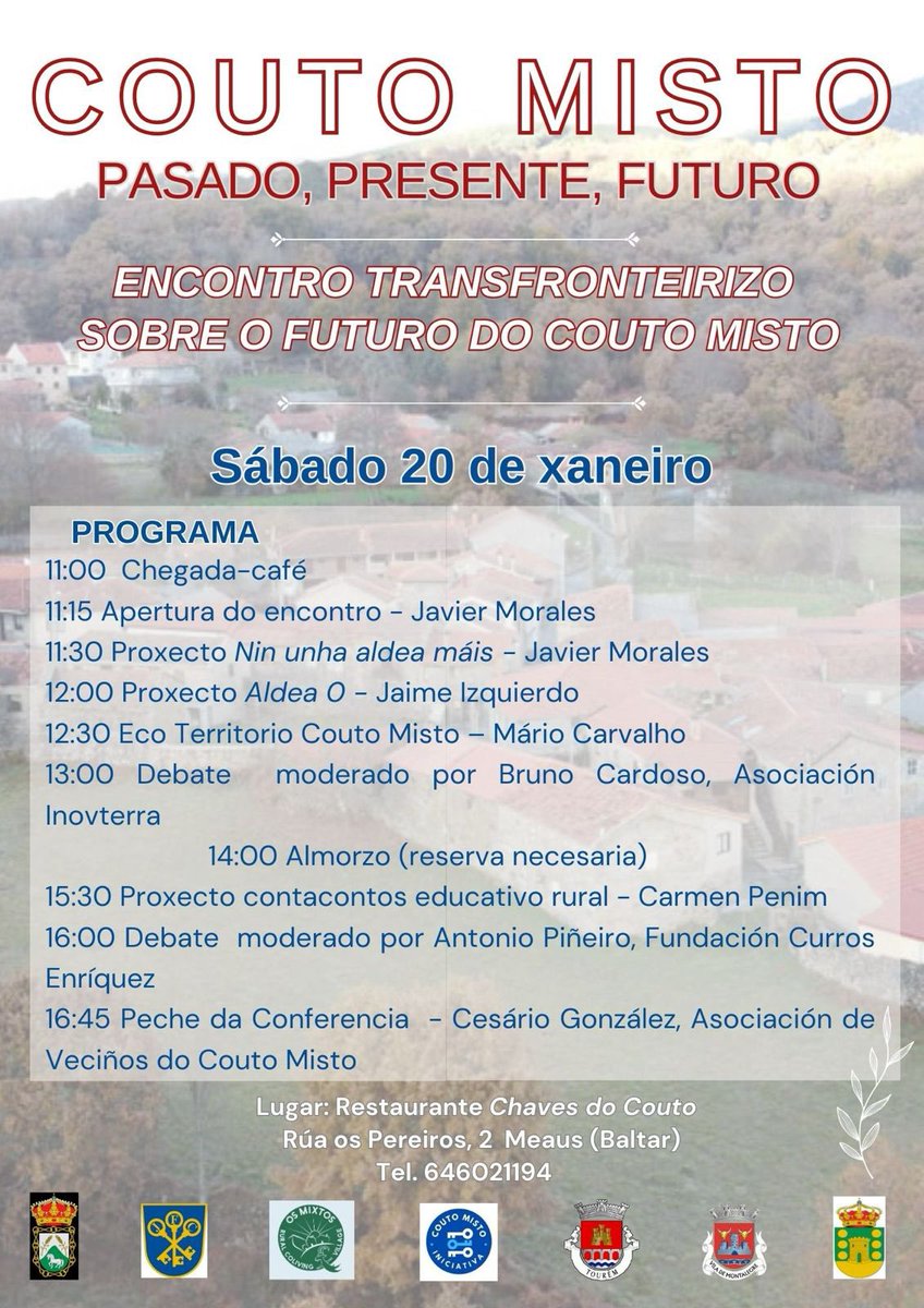 paisdosmistos's tweet photo. Couto Misto, pasado presente e futuro, un día para pensarmos o futuro deste territorio e estas aldeas cheas dun futuro que queremos facer entre todos. #CoutoMisto https://t.co/OGrjdDgUTE