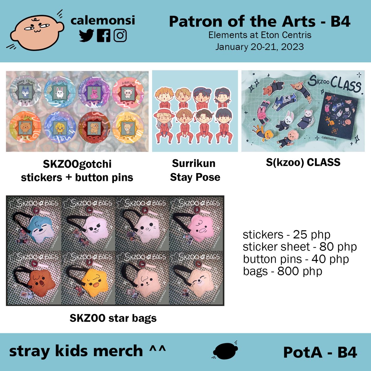 helloo first con of the year~  Patron of the Arts Spring Beginnings this Jan 20-21 '24 at Elements Centris   i'll be with my OWO! WHAT'S THIS? friends at table B2-4   #PatronsOfTheArts #PotASpringBeginnings #cats #straykids #skz #cat #pride @PatronsOTArts
