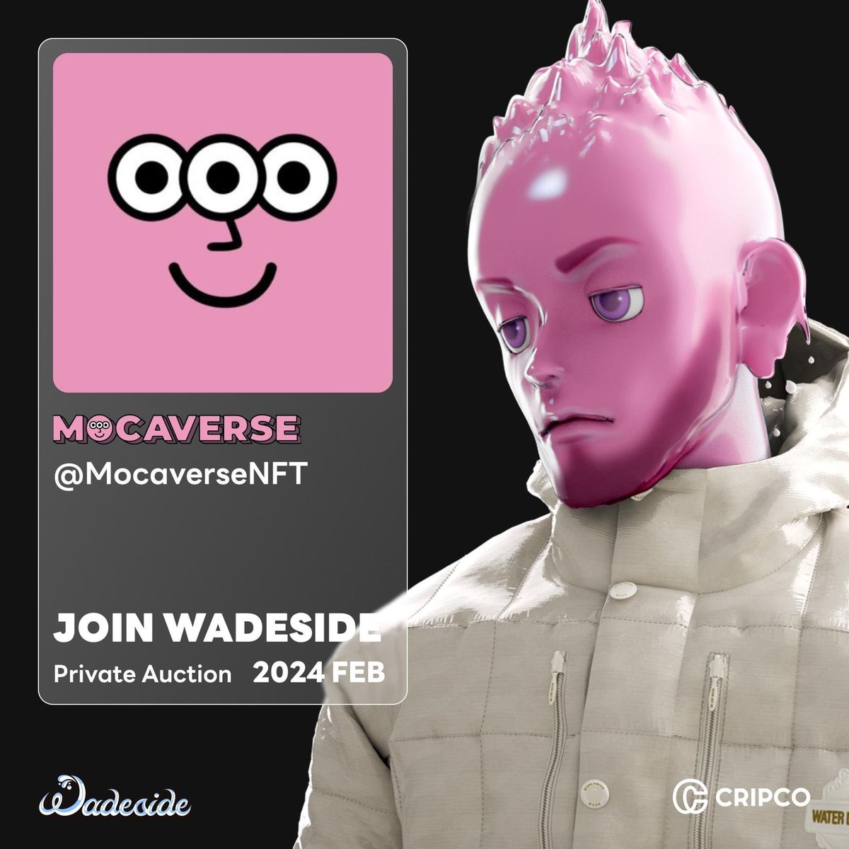 WADESIDE (@wade_side) on Twitter photo Mocaverse is joining the WADESIDE INO 🫧
By Animoca Brands, <a href="/MocaverseNFT/">Mocaverse (old account)</a> brings its unique community and ethos to our expanding ecosystem and goals of innovating IP ecosystems with web3 technology.
Mocaverse is joining, what about you? Your chance is now. Comment below. Mocaverse is joining the WADESIDE INO 🫧
By Animoca Brands, <a href="/MocaverseNFT/">Mocaverse (old account)</a> brings its unique community and ethos to our expanding ecosystem and goals of innovating IP ecosystems with web3 technology.
Mocaverse is joining, what about you? Your chance is now. Comment below.