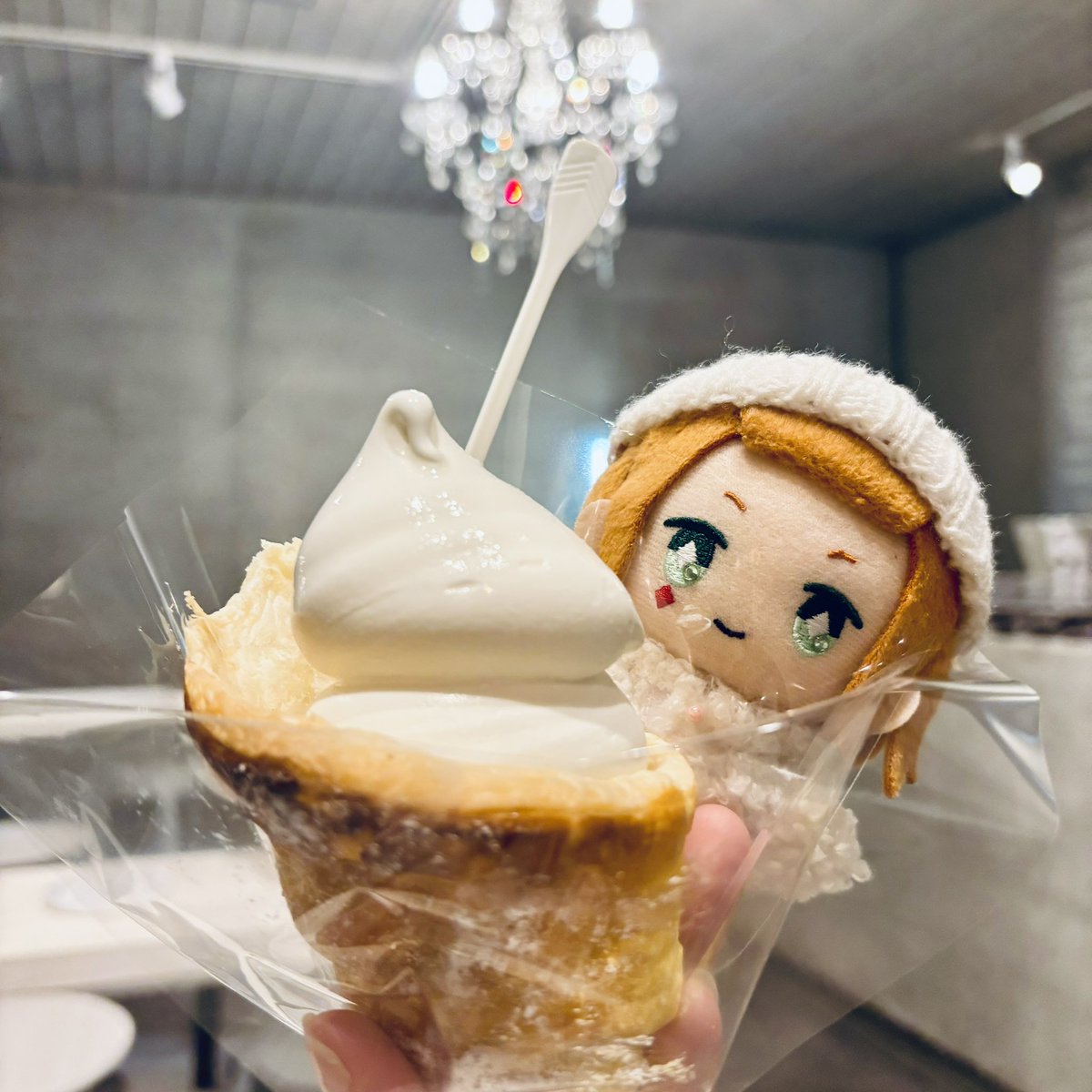 lunafiore2841's tweet photo. アイス食べてきた🍨
欲望に負けてのあいすパイ https://t.co/84CKMaBkFO