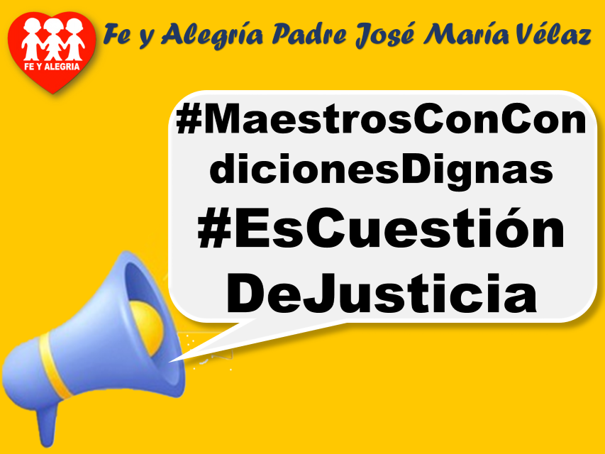 fyapadrevelaz's tweet photo. #MaestrosConCondicionesDignas para garantizar una educación pública inclusiva  y de calidad. #EsCuestiónDeJusticia https://t.co/ubYmjVCWIA