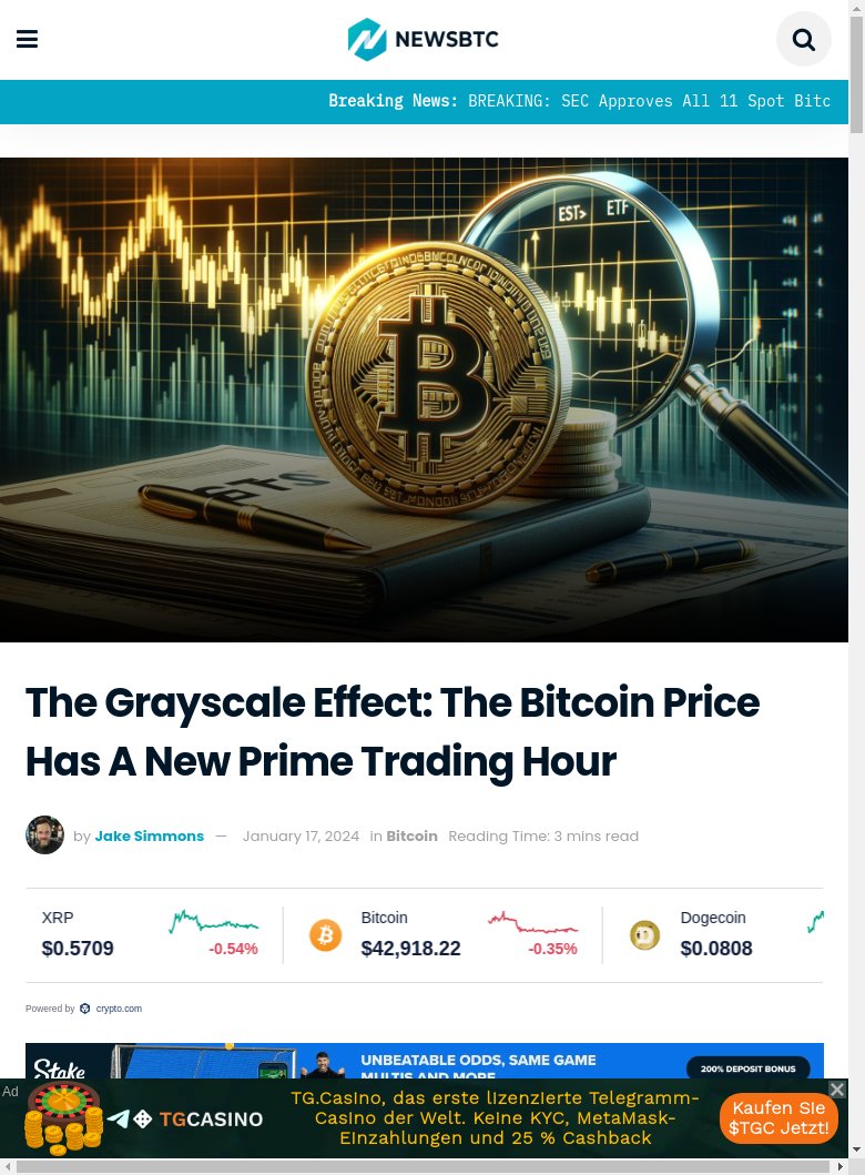 rayan_bibiloni's tweet image. BREAKING NEWS :  The Grayscale Effect: Bitcoin Has A New Prime Trading Hour cryptoeco.net/tw/3855.html  #Bitcoin #TradingHour #GrayscaleEffect