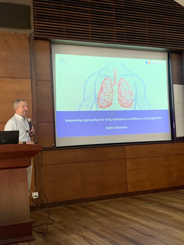 NMIMR_UG's tweet image. Prof. @stefan_niemann, Head of the Molecular and Experimental Mycobacteriology Group at the Research Center Borstel, @FZBorstel gave an insightful presentation on Sequencing approaches for drug resistance prediction and surveillance.
#Firstinpersonmeeting
#Bioinformaticstraining