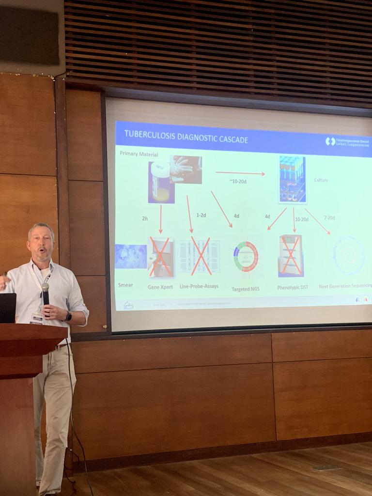 NMIMR_UG's tweet image. Prof. @stefan_niemann, Head of the Molecular and Experimental Mycobacteriology Group at the Research Center Borstel, @FZBorstel gave an insightful presentation on Sequencing approaches for drug resistance prediction and surveillance.
#Firstinpersonmeeting
#Bioinformaticstraining
