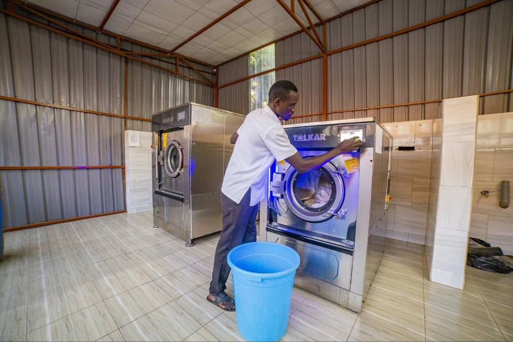 Trust us with your laundry today, and be sure to have your laundry sparkling ✨️ 
#laundryservices #foryou #foryoupage #services