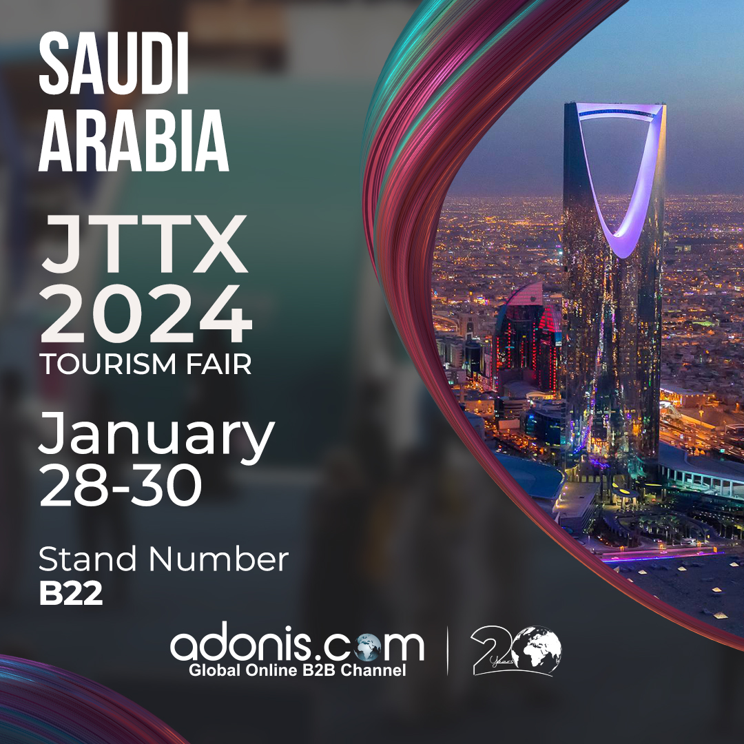 adoniscomtr's tweet photo. As https://t.co/9MHI1TQG42, we will have a desk and stand number B22 at the JTTX 2024 Tourism Fair, which will be held in Jeddah between 28-30 January 2024.

We look forward to meeting with all fair participants. https://t.co/GxCfqqD9tz