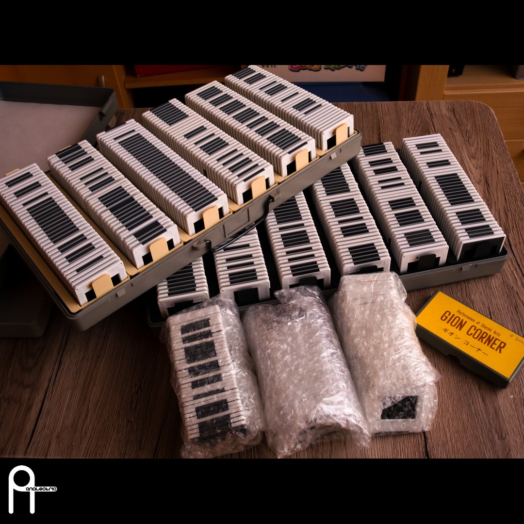 dengekigamer's tweet photo. So, that happened today. The Postman delivered me a big Package with around 500 Slides from a now deceased Photographer, with Pictures from serval Trips to Japan.
#slidephotography #slidescanning #slides #photography #photogram #japantravelphoto #japan #japanslides https://t.co/C4jKOCcBCN