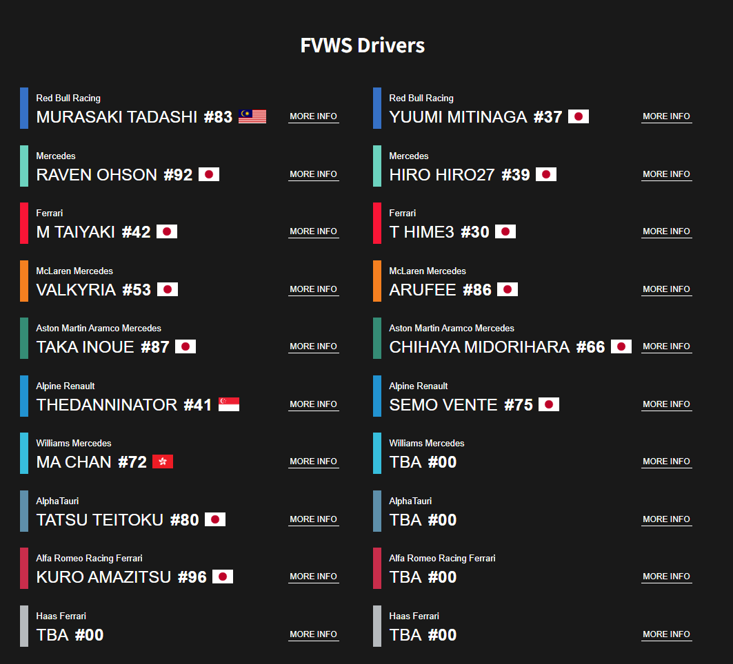 vtuberf1gp's tweet photo. Now accepting entries for the 2024season!

Only 5 regular seats left! Entry from the official website♪
Also accepting entries for spots (3rd seats)!

📅Schedule
　https://t.co/ZWZtpW6sV9
⚙️Regulations
　https://t.co/US1Glc7B0j

#VtuberF1GP #F1 #F1eSports #F123Game https://t.co/u0PU6jgacL
