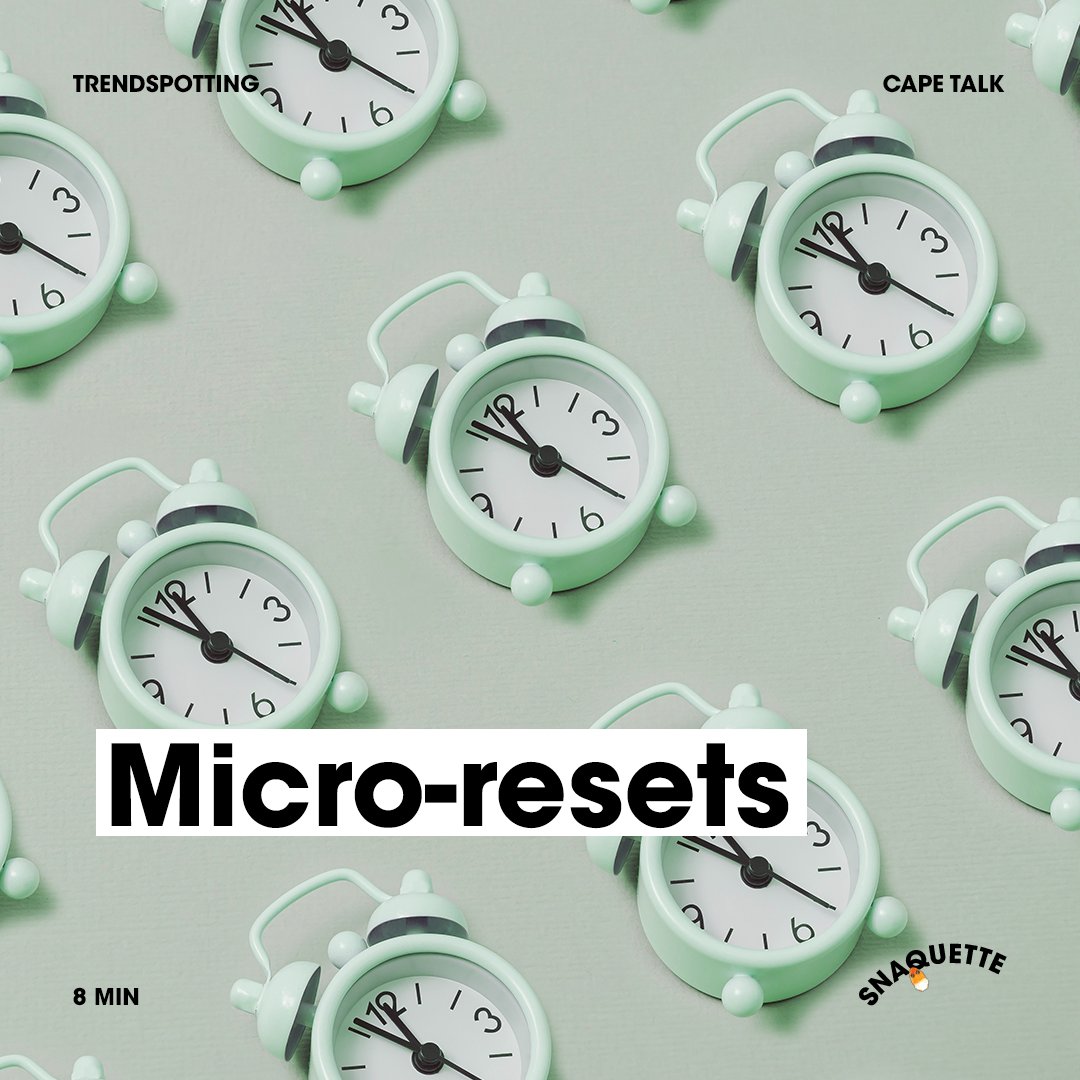 Snaquettes are fully on board with this trend of bite-size living. Micro-resets, doing something small or for a short period of time during the course of your day, is fast becoming the way of the modern worker. 

Hear all about it 👉 bit.ly/Micro-Resets