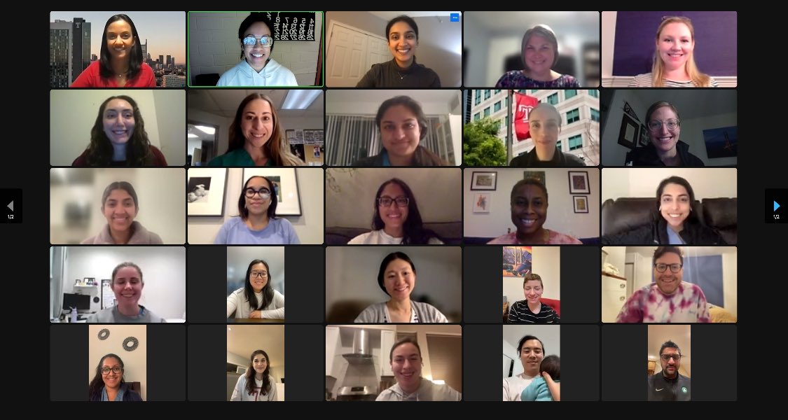 Fantastic scholarly 📚presentation by our Fellow, Dr. @alishajamil23 on Implicit Gender Bias in Medicine. Strategies & future hope 📉 Perspectives from 40+ @TempleHealth #WomenInCardiology & #WIM Fellows, Faculty, @TempleIM Residents, Alum, #HeForShe hosted by @anjalivaidyaMD