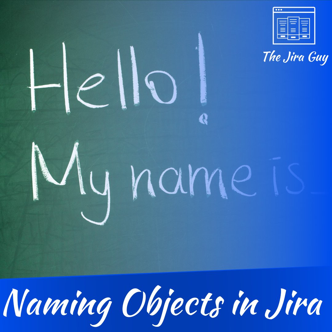 Today, we look at a user-requested topic and discuss how you should name objects in <a href="/Jira/">Atlassian Jira</a>. How can you trace a screen or workflow to a project without an audit? It's all in how you name it! What are some of your naming rules? #atlassiancreator
thejiraguy.com/2024/01/17/nam…