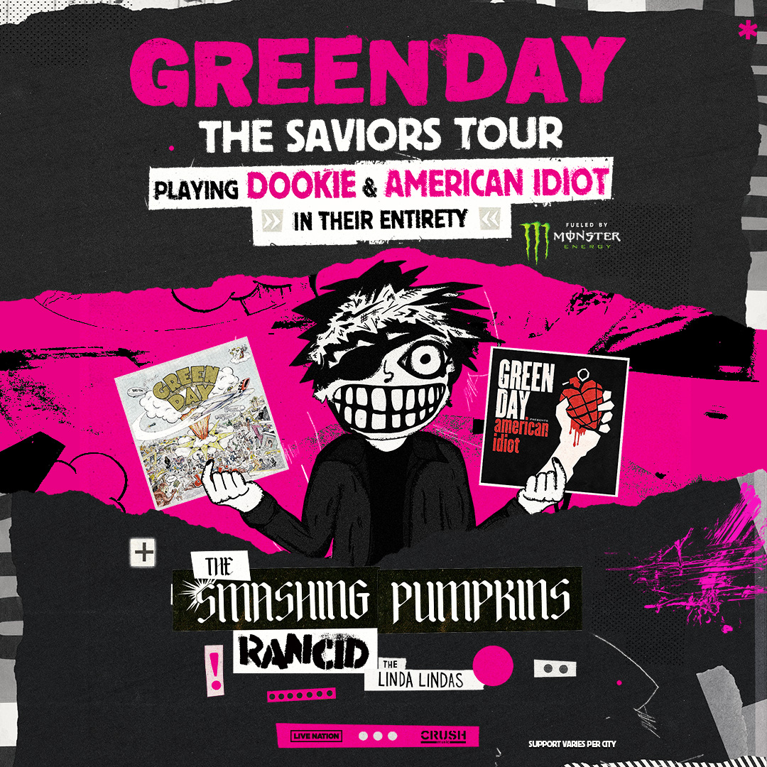 🚨 @GreenDay will be performing their ‘Dookie’ & ‘American Idiot’ albums in their entirety for the 1st time EVER this summer, along with fan favorites & cuts off the new album. 🤯 Don't miss this once-in-a-lifetime concert experience at Chase Field: dbacks.com/greenday