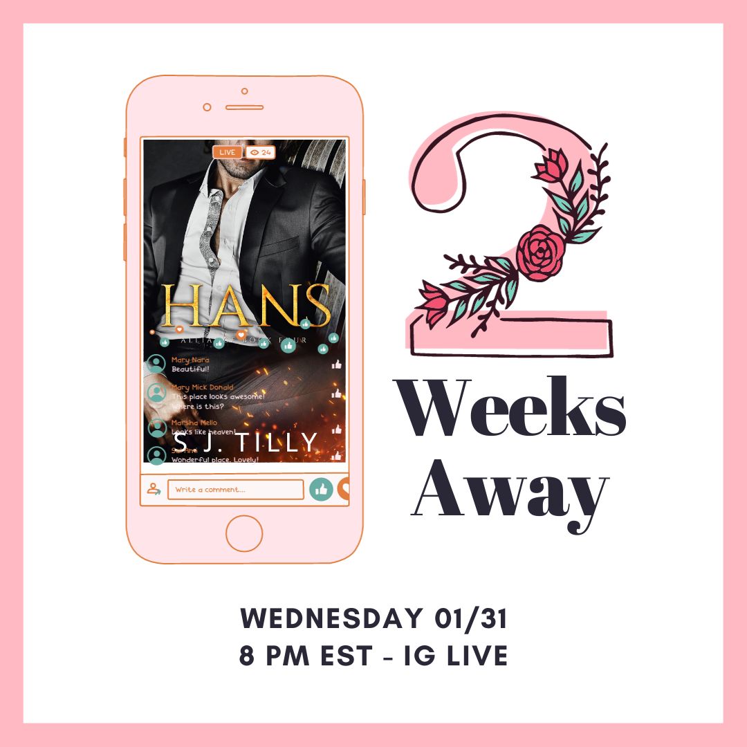 We're two weeks away from our January Boobies Book Club discussion of 𝑯𝒂𝒏𝒔 by @sjtillyauthor 📚 The Boobies Book Club is brought to you in part by our good friends at @valentine_pr_ 🎁 Just by attending, you'll be entered to win a fun g!veaway prize from me!