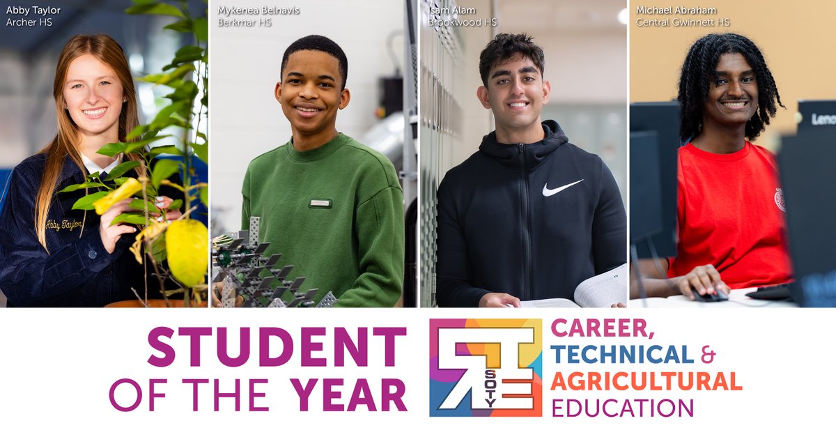 Gwinnett Co. Schools (@gwinnettschools) on Twitter photo We're celebrating a <a href="/GCPSCTE/">GCPS Academies and CTAE</a> student of the year at each high school! Today, we honor Abby Taylor of Archer HS, Mykenea Belnavis of Berkmar HS, Isam Alam of Brookwood HS, and Michael Abraham of Central Gwinnett HS. #ExploreYourFuture here: flipcareerguide.com/books/zshw/ We're celebrating a <a href="/GCPSCTE/">GCPS Academies and CTAE</a> student of the year at each high school! Today, we honor Abby Taylor of Archer HS, Mykenea Belnavis of Berkmar HS, Isam Alam of Brookwood HS, and Michael Abraham of Central Gwinnett HS. #ExploreYourFuture here: flipcareerguide.com/books/zshw/