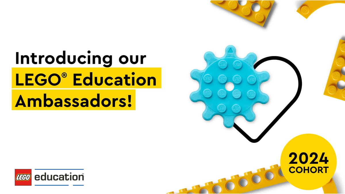 Introducing our 2024 LEGO® Education Ambassadors: 78 innovative educators from 25 states across the U.S. who advocate for learning through play. Learn more about this inspiring group of educators: bit.ly/3vKZPky