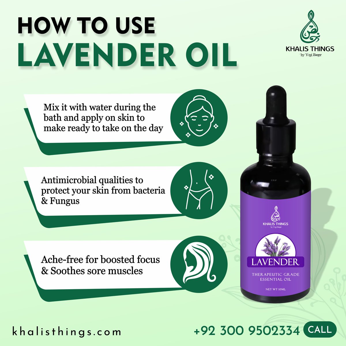 KhalisThings's tweet photo. Revitalize your routine with Lavender Oil!💜

Mix a few drops in your bath for a refreshing start

🪻Soothe sore muscles
🪻boost focus
🪻&amp; embrace a revitalized, serene lifestyle!

Order now: [https://t.co/z7ZjNcUl8M] 

#skincare #lavenderoil #khalisthings #yogibaqer https://t.co/w2srJAIdIp