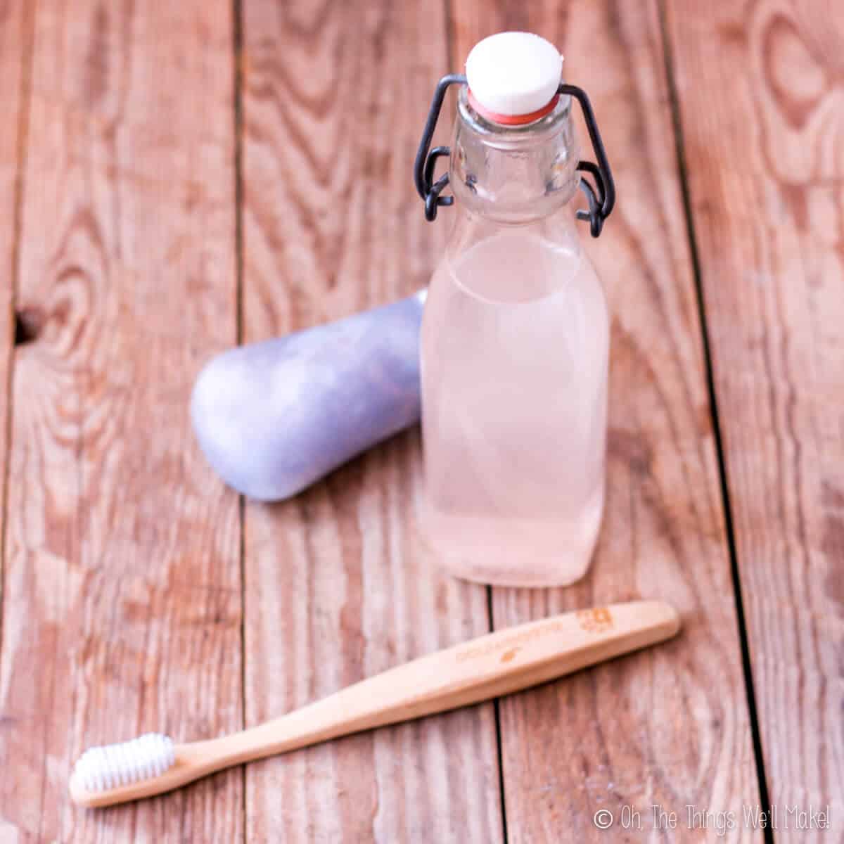 make_oh's tweet image. Homemade mouthwash

Ingredients:
- distilled water
- salt
- baking soda
- xylitol
- mineral drops
- essential oils

Add all of the ingredients to a storage bottle and mix thoroughly.

Check out my blog post on how to make this here - thethingswellmake.com/diy-homemade-m…