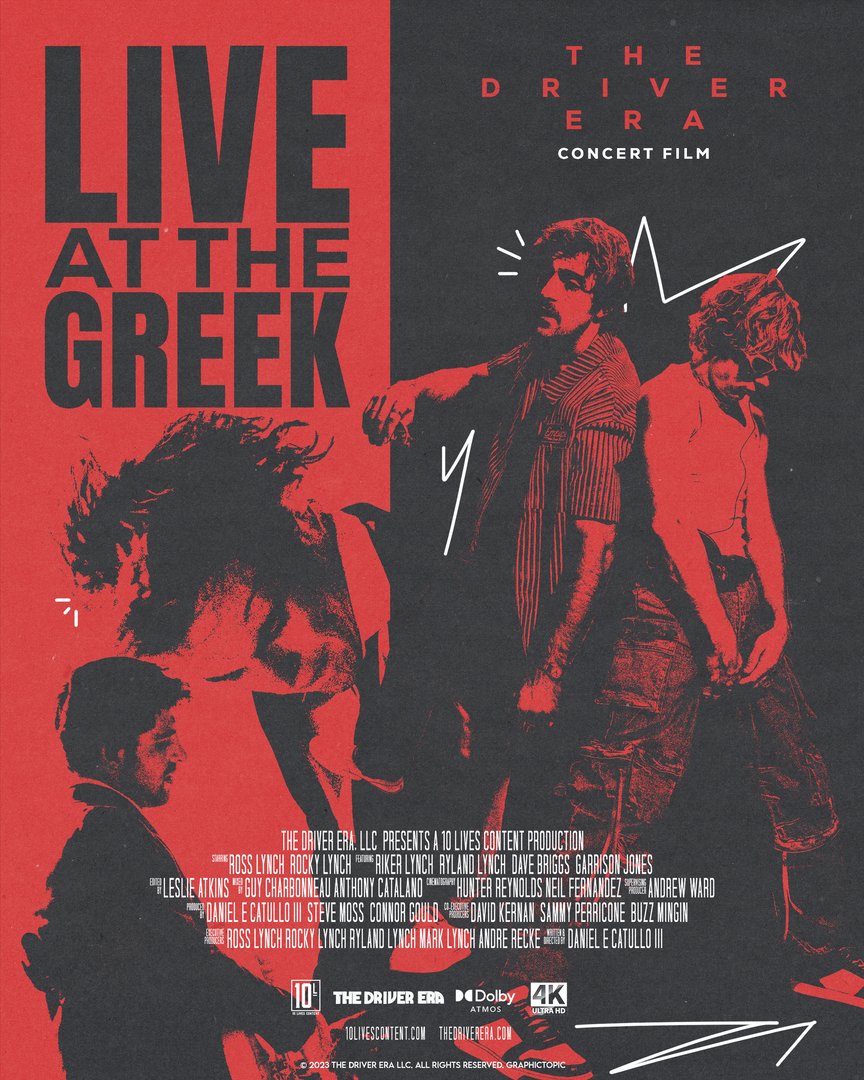 thedriverera's tweet image. IT'S HAPPENING!!! We're beyond stoked to finally share the Live at The Greek Concert Film with you! Tickets to our first two screening premieres in Paris and London are on sale now!

Paris tickets: legrandrex.cotecine.fr/reserver/F5964… 

London tickets: kartelmusic.store/pages/the-driv…