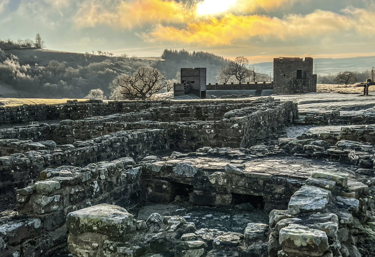SonyaSocial's tweet photo. On days like this you really wish the hypocaust system was still working! 
#Vindolanda #Northumberland https://t.co/tYihmofHvF