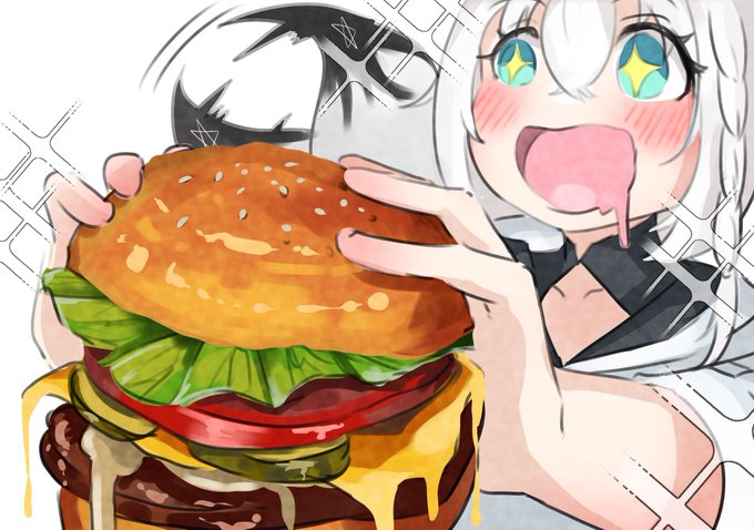 「前髪 ハンバーガー」のTwitter画像/イラスト(新着)