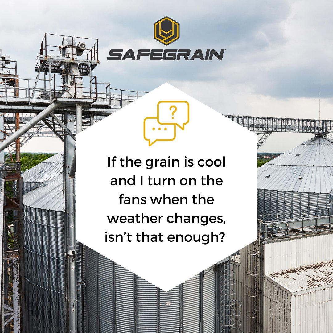 Not necessarily. Aeration is something you should never take a guess on....

Learn more at i.mtr.cool/ejtbxqqdtd

#GrainStorage #WinterGrainStorage #AerateYourGrain #Aeration