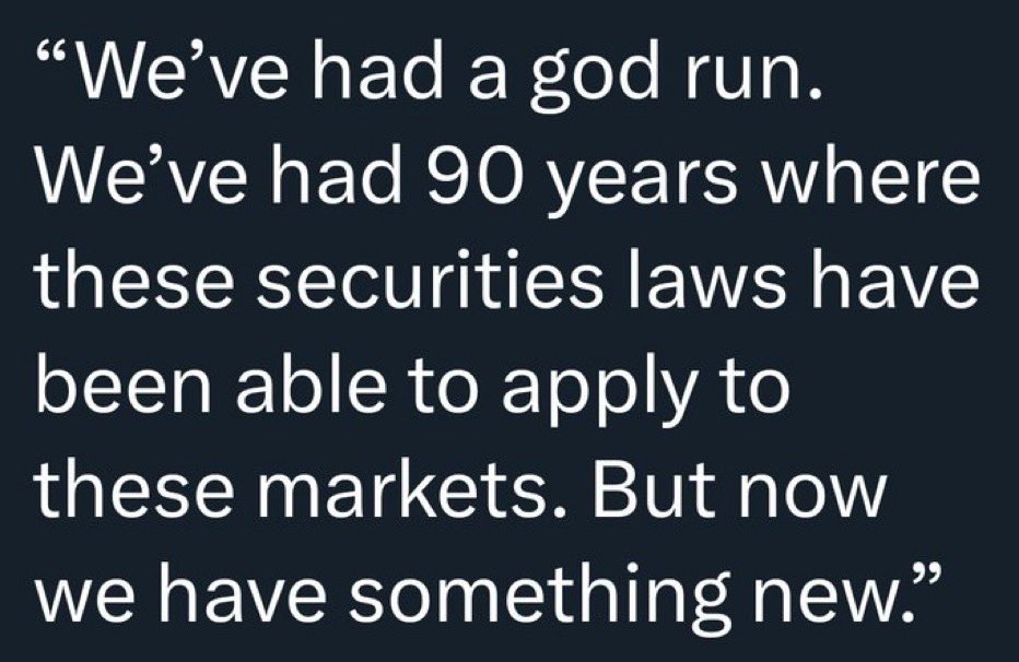 BitcoinArchive's tweet photo. WOW‼️ Judge in case of SEC vs Coinbase attacks Securities Act of 1933 as outdated by quoting pro #Bitcoin Senator Cynthia Lummis’ statement that it doesn’t allow for new technologies like crypto.

“We’ve had a good run…but this is something new.”

🫡: @EleanorTerrett https://t.co/MawUGuO4tQ