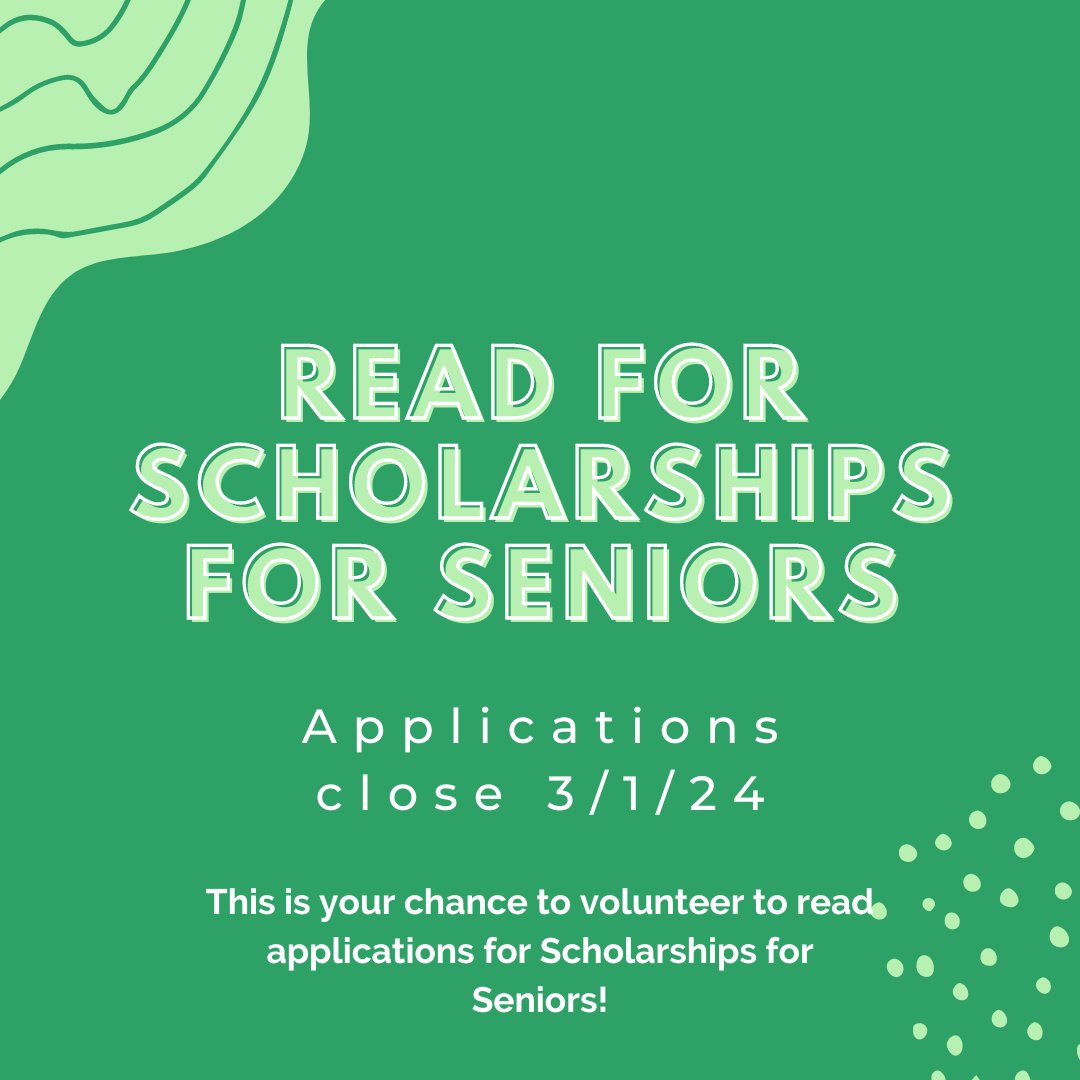 𝐕𝐎𝐋𝐔𝐍𝐓𝐄𝐄𝐑 𝐖𝐈𝐓𝐇 𝐔𝐒! Read applications for Scholarships for Seniors and support students who are continuing their education beyond Wylie ISD!

👉 To join the fun, contact Monica at monia.munoz@wisdfoundation.org or (972) 429-2951.