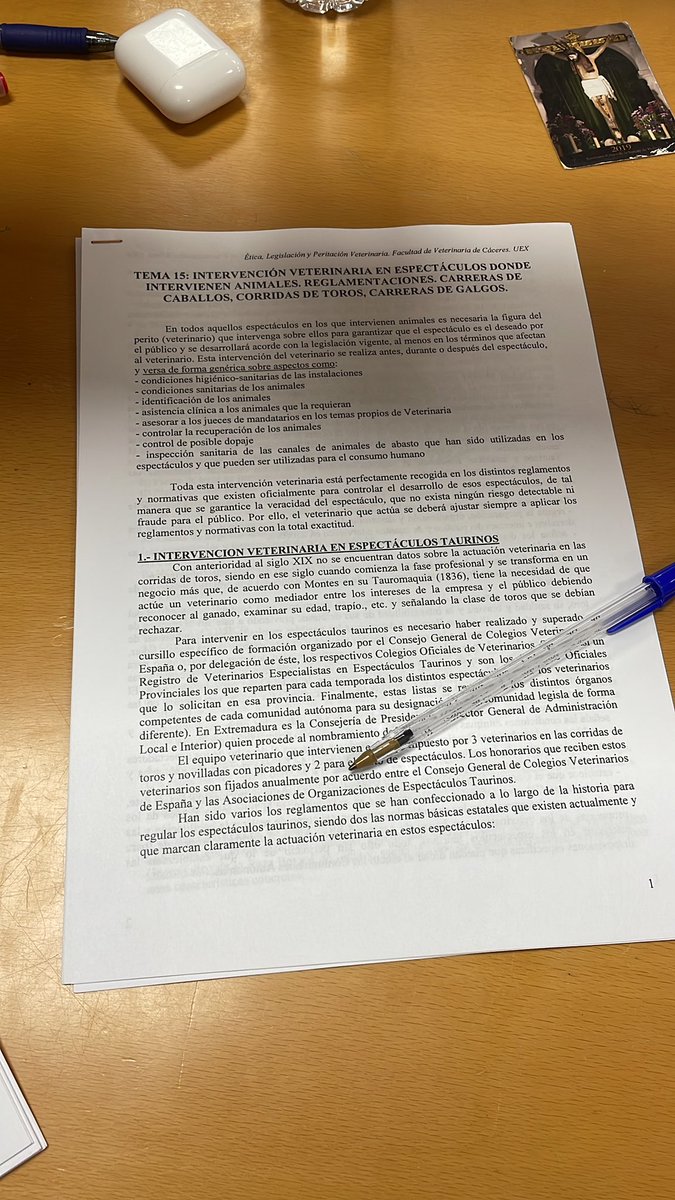 estudiando la intervención veterinaria en espectáculos taurinos porque me ha pillado el toro 😇 <a href="/marcospltoxi/">makotoxi🏳️‍🌈🇪🇺🛰️ (en 🏠)</a>