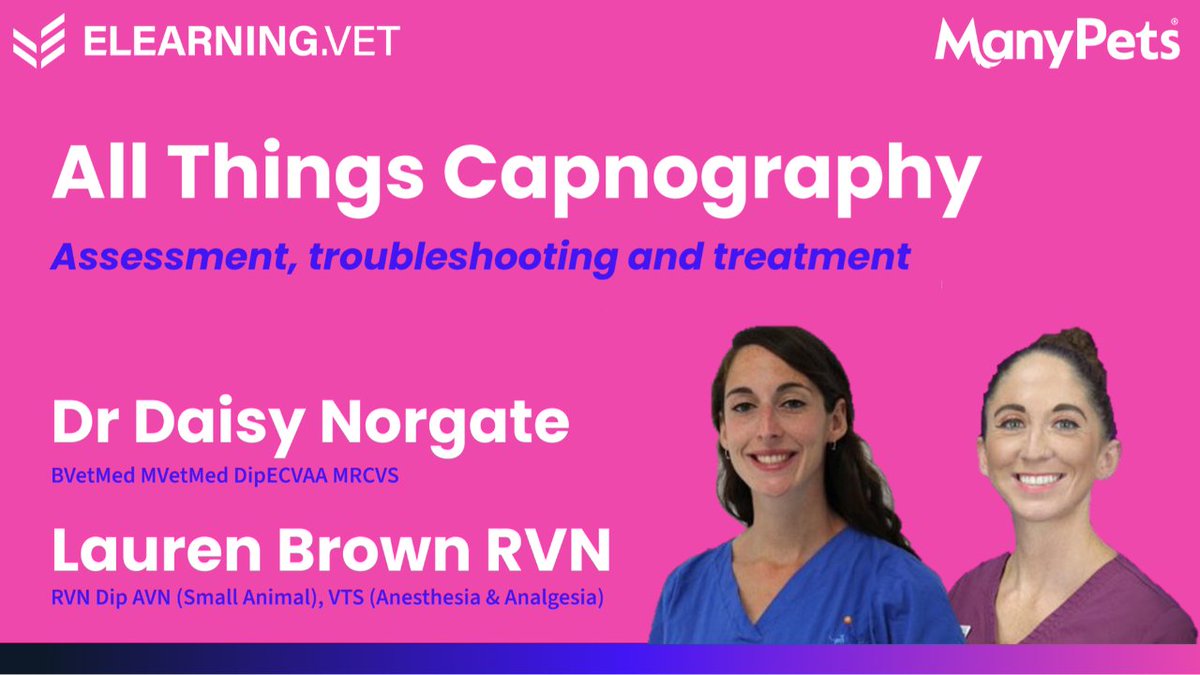 ElearningV's tweet image. Join us on 24th January for &quot;All things Capnography – Assessment, Troubleshooting, Treatment.&quot; 🩺

Get ready to delve into the essential world of capnography with a two-part lecture and interactive session.

📅 Register your place here: i.mtr.cool/kqcjqenuao