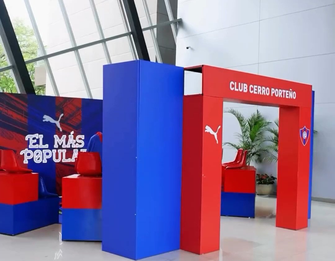 Está noche desde las 00:00 se conocerá la nueva camiseta de Cerro Porteño 2024 #Puma y desde las 9hs podrán comprar, y sacarse fotos en el Shopping Mariscal. #DeportesUNO