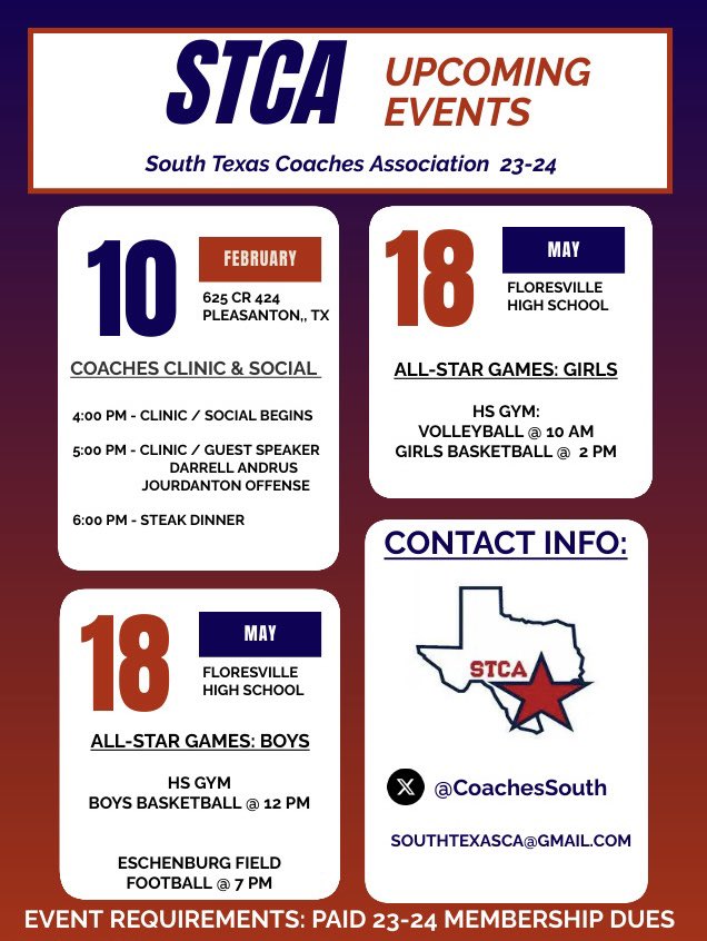 South Texas Coaches Association tweet media