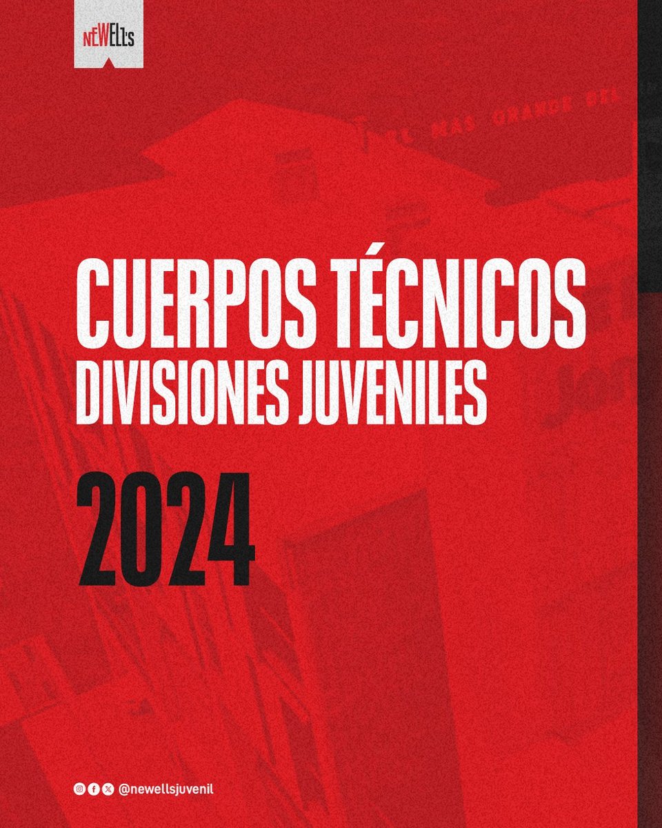 NewellsJuvenil's tweet photo. ¡Manos a la obra! 💪🏼

📋 Los profes de nuestras divisiones juveniles. https://t.co/xc7whpLTQN