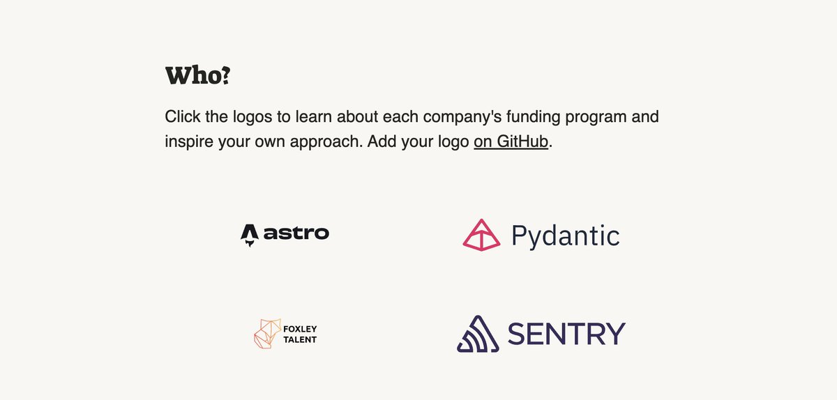 Welcome aboard, <a href="/astrodotbuild/">Astro</a>! 🙌

“Just because we are an open-source project ourselves doesn’t mean that we can’t also share our resources with other, less visible projects and maintainers. The Astro Ecosystem Fund is us putting our money where our mouth is.” 🤑🚀