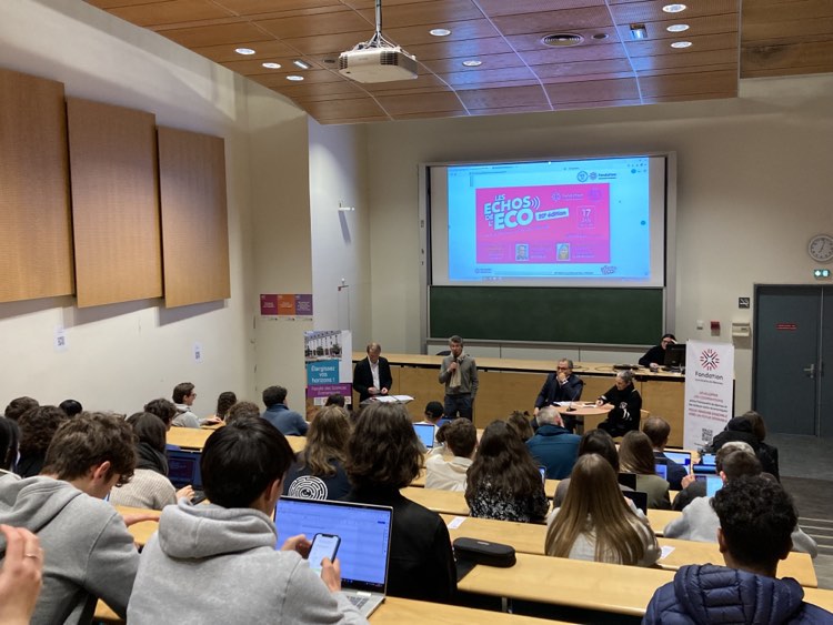 Fondation Université de Rennes (@fondunivrennes) on Twitter photo L’année 2024 débute avec la 20è édition des Echos de l’éco ! C’est parti pour 1h d’échanges avec Hassan Triqui de <a href="/SecureIC/">Secure-IC</a> et Clarisse Le Court de @claripharm !
<a href="/BDEEcoRennes/">BDE Éco Rennes</a> <a href="/RennesUniv/">Université de Rennes</a> @EcoRennes1 <a href="/philippebertho1/">philippe berthou</a> @tpenard L’année 2024 débute avec la 20è édition des Echos de l’éco ! C’est parti pour 1h d’échanges avec Hassan Triqui de <a href="/SecureIC/">Secure-IC</a> et Clarisse Le Court de @claripharm !
<a href="/BDEEcoRennes/">BDE Éco Rennes</a> <a href="/RennesUniv/">Université de Rennes</a> @EcoRennes1 <a href="/philippebertho1/">philippe berthou</a> @tpenard