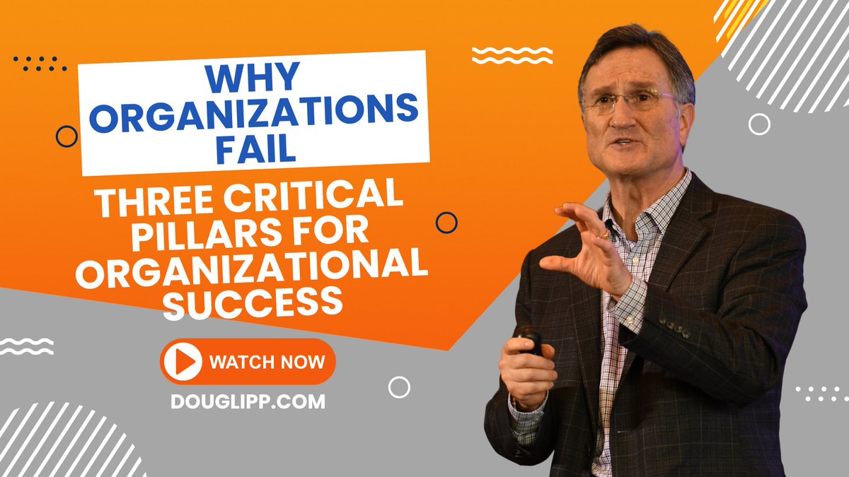 LdrshpMagic's tweet photo. @DougLipp, shares how to discover the key pillars that can make or break your organization's culture. In this episode of 90 Second Culture Coach, we delve into the three reasons why organizations fail.

View Video: https://t.co/g7AGpGmnnn

#leadership #training #Teamwork https://t.co/Vy74Clb3eq
