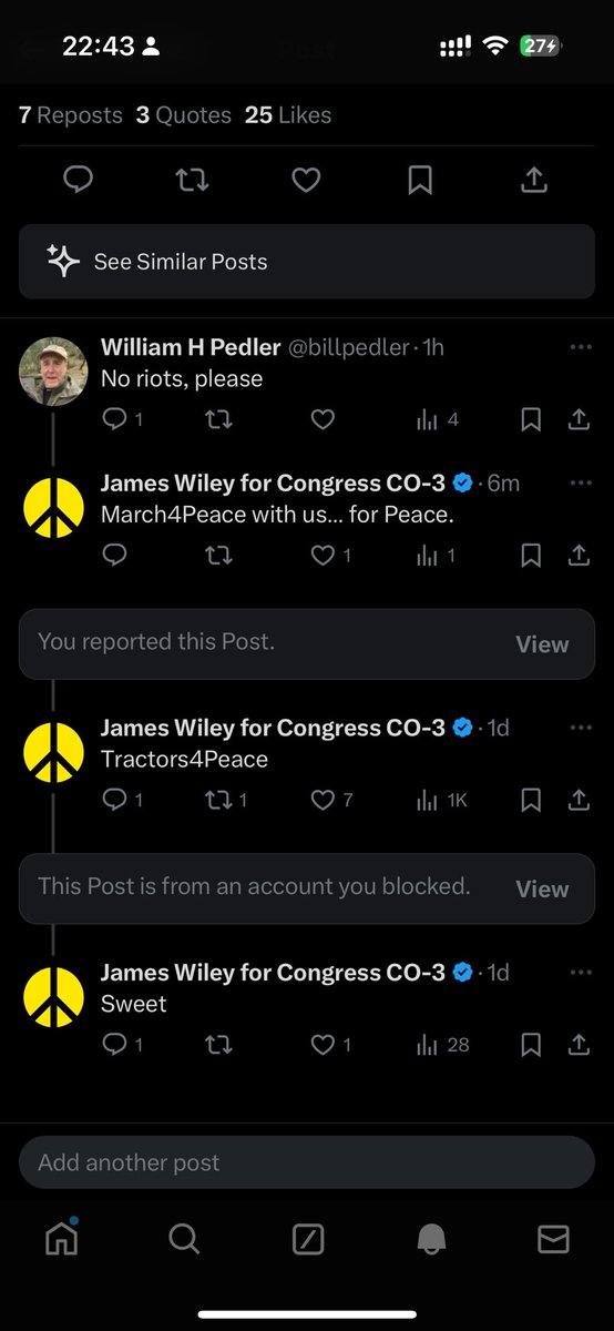 redflameliberty's tweet photo. 🚨🚨🚨 #fedalert 🚨🚨🚨
Do yourself a favor and block this fed who claims to be running for congress against @laurenboebert in CD4 but is instead trying to incite violence at Peace protests and changes his profile name and pictures as frequently as the sun rises. #copolitics
Hey fed, go fuck yourself. 💪🫳🖕🫵