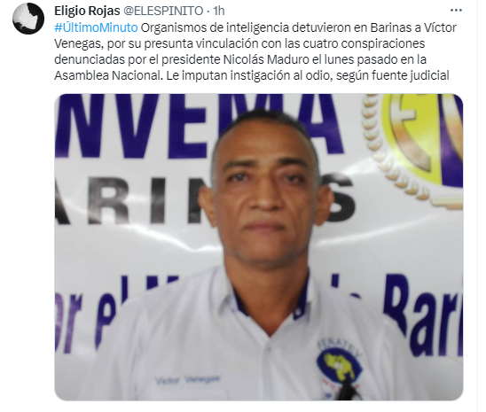 ¿SE JUZGA POR PENSAR?
¿SE JUZGA POR TENER UNA POSICIÓN GREMIAL?
¿SE JUZGA POR SUPUESTAMENTE ODIAR?
¿QUÉ  VAINA ESTA?
¿RESULTA QUE UNO NO PUEDE EXPRESAR AHORA UN  DESCONTENTO Y MANIFESTARLO COMO DICE LA CONSTITUCIÓN PORQUE ESO ES ODIO?
TENDRÁN QUE DETENER A TODO EL GREMIO