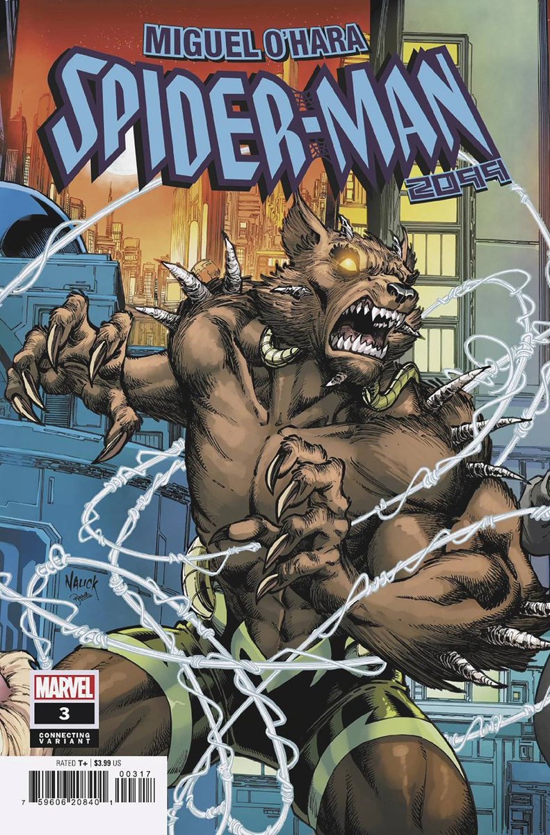 Todd Nauck (@toddnauck) on Twitter photo My third connecting variant cover for the MIGUEL O’HARA SPIDER-MAN 2099 mini series (issue 3 of 5) is out today. Featuring Werewolf By Night 2099!
Colors by the astounding <a href="/rachellecheri/">Rachelle Rosenberg</a>! My third connecting variant cover for the MIGUEL O’HARA SPIDER-MAN 2099 mini series (issue 3 of 5) is out today. Featuring Werewolf By Night 2099!
Colors by the astounding <a href="/rachellecheri/">Rachelle Rosenberg</a>!