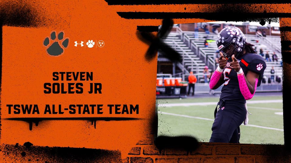 Congratulations to <a href="/6kSteven/">Steven Soles Jr</a> on being named to the TSWA 5A All State Team! #WelcomeToTheJungle