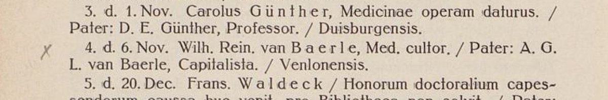 "Mein Papa ist Kapitalist" - Duisburger Universitätsmatrikel Anno 1805. Oder: Bildungs(un)gerechtigkeit einst und jetzt