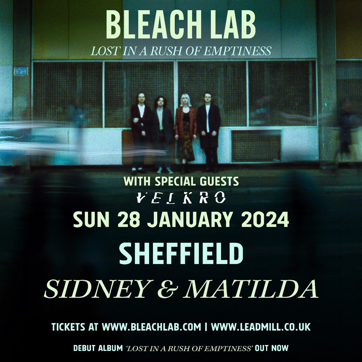 Sheffield! We are very excited to announce we’ll be joining our good friends @bleach_lab at @sidneymatilda next Sunday evening. You’d be a fool to miss this one, grab a ticket at the link in our bio 💙 More to come…