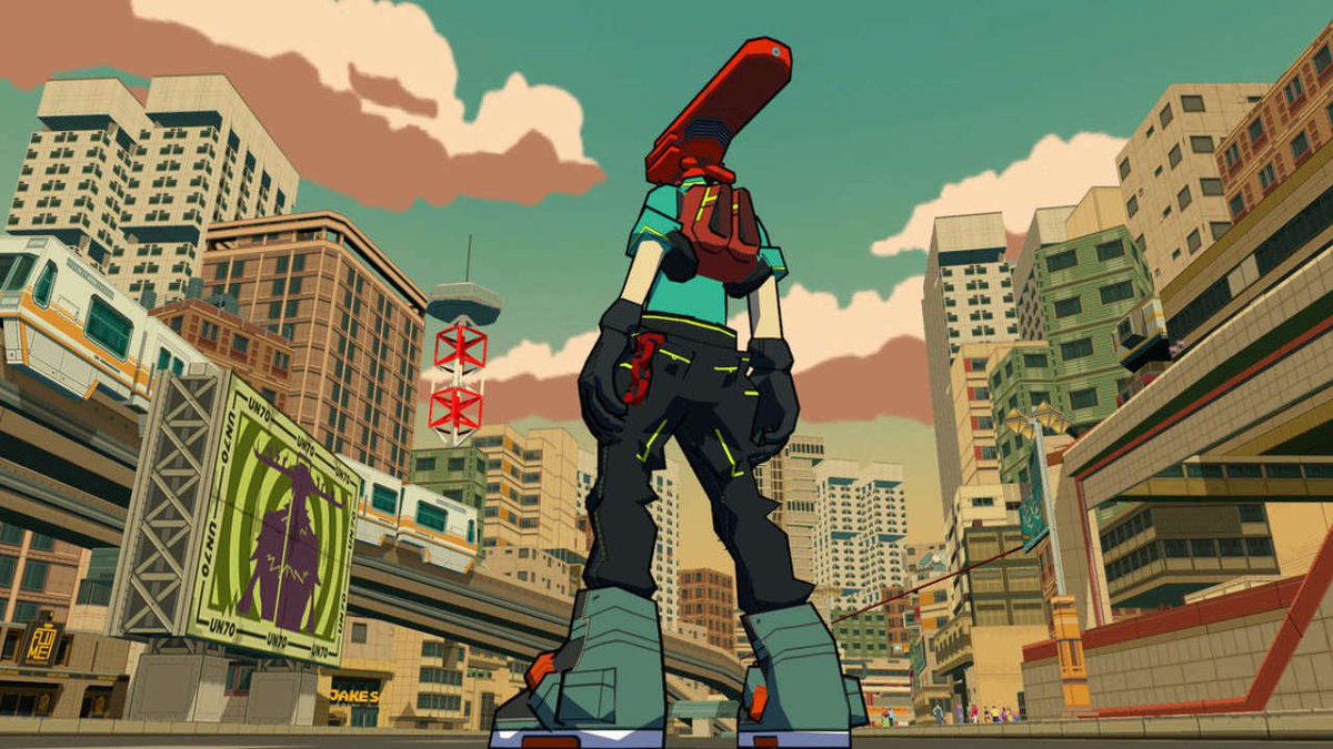aduceclean's tweet image. ✍️ What started as a #Backlog entry turned into review/excuse to talk about a beloved Dreamcast classic 🛼

Come for the ‘funk, stay for the Jet Set Radio comparisons…

#bombrushcyberfunk