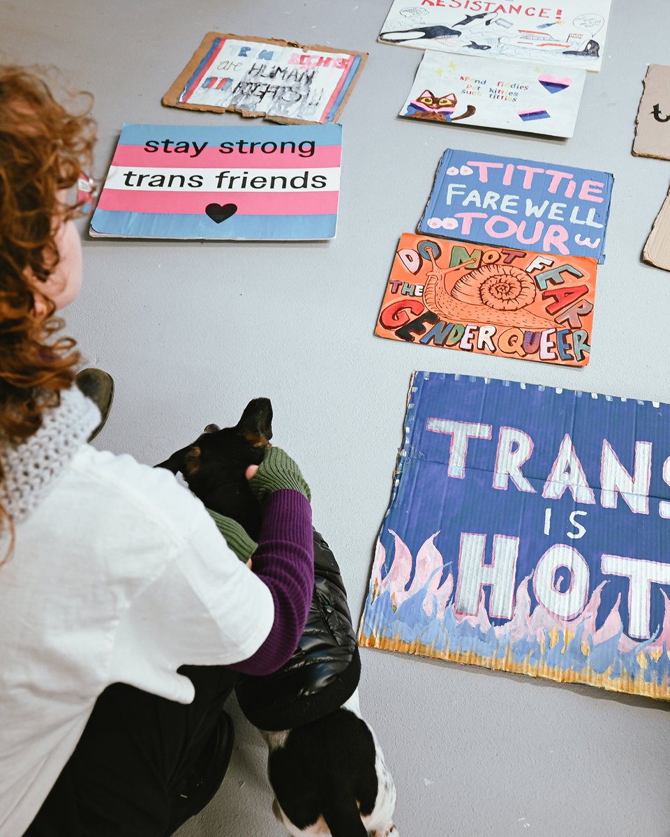 🌟We're kicking off 2024 by partnering with Museum of Transology who have turned the gallery into a studio for the next 3 months. They will provide training for Trans people on archiving and exhibition building in preparation for their upcoming 10th anniversary exhibition!