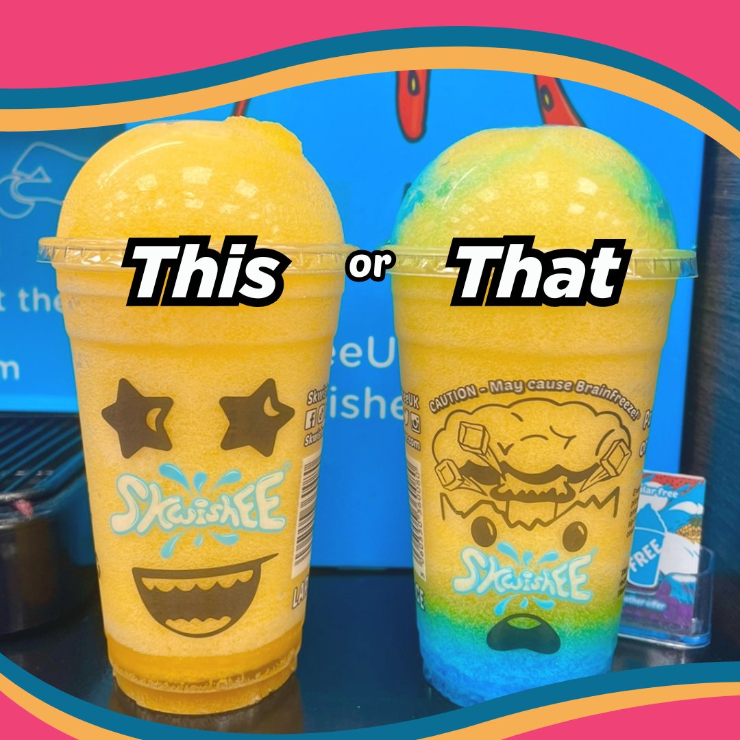 Do you prefer a single flavour Skwishee, or do you like to mix it up? Tell us in the comments! 🥤👇🏼