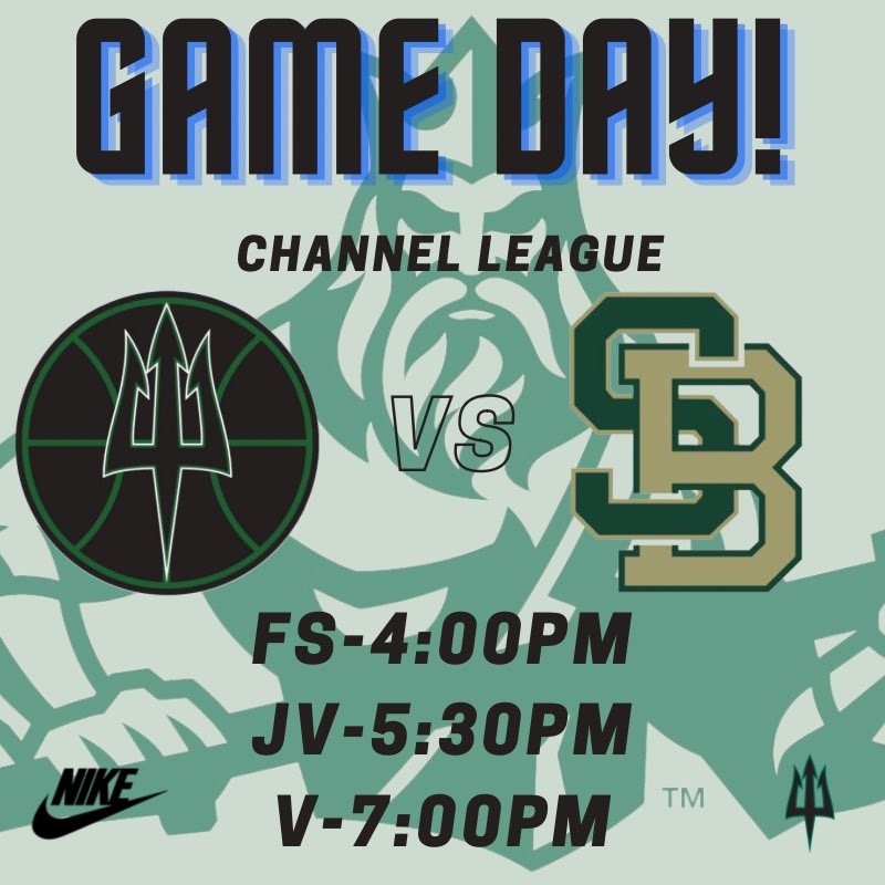 🔰🚨GAME DAY🚨🔰 🗓️ | 1/17/24 🔱 | @tritonshoops (7-14, 0-7) 🆚 | @SbdonsB (14-7, 6-1) 🕰️ | 4:00PM ⌚️ | 5:30PM ⏰ | 7:00PM 📍 | Pacifica HS 🏀 | Channel League 🎥 | NFHSNETWORK #ForksUp🔱 | #JustUs | #AlliN