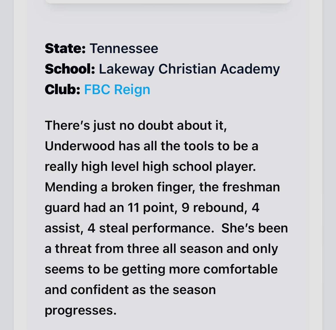 Thanks <a href="/CoachDycus/">Jonathan Dycus</a> for the write up! <a href="/PGHTennessee/">Prep Girls Hoops Tennessee</a> <a href="/PGHCircuit/">Prep Girls Hoops Circuit 🏀</a> <a href="/2027Fbcreign/">FBC Reign 2027 GUAA</a> <a href="/LakewayLionsWBB/">LCA Women’s Hoops</a> <a href="/JrAllStarBB/">Jr. All-Star Girls Basketball</a> <a href="/PrepGirlsHoops/">Prep Girls Hoops 🏀</a> <a href="/5StarPreps/">5Star Preps</a> <a href="/wvthunder/">Shannon Lewis</a> <a href="/WesterMika/">Mika Wester-Moore</a>