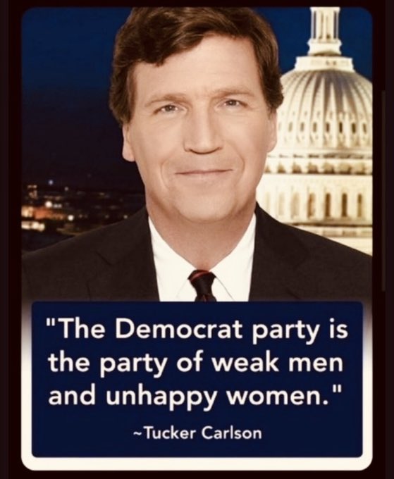 Indeed, Tucker. 🚨🔥💯