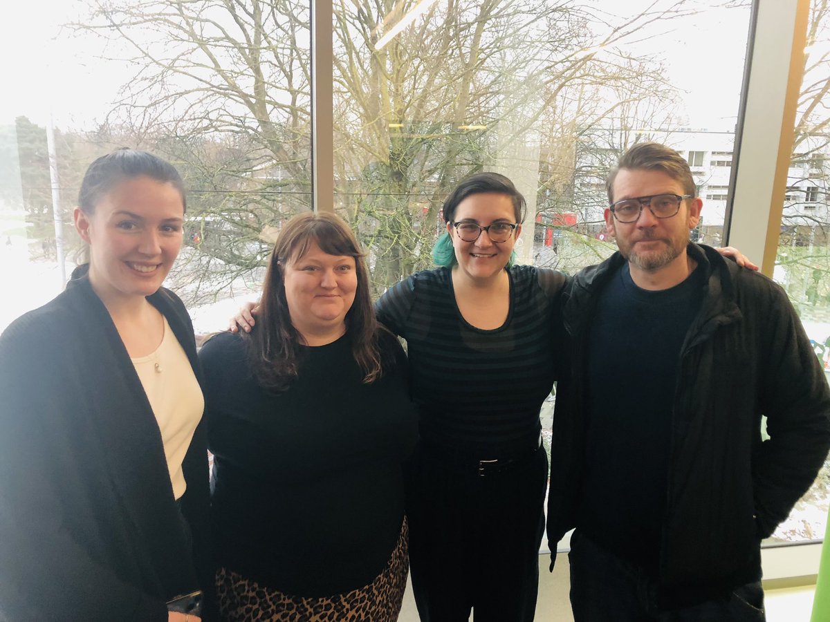 Some of the wonderful contributors to our alumnus panel of successful @SalfordUni performance students @BA_Performance @LivSchofield2 @ash_tronomy_ and Alexander Anderson. With special thanks too to @redredmond @SalfordAlumni #Salford #SalfordUni #alumni #alumnus