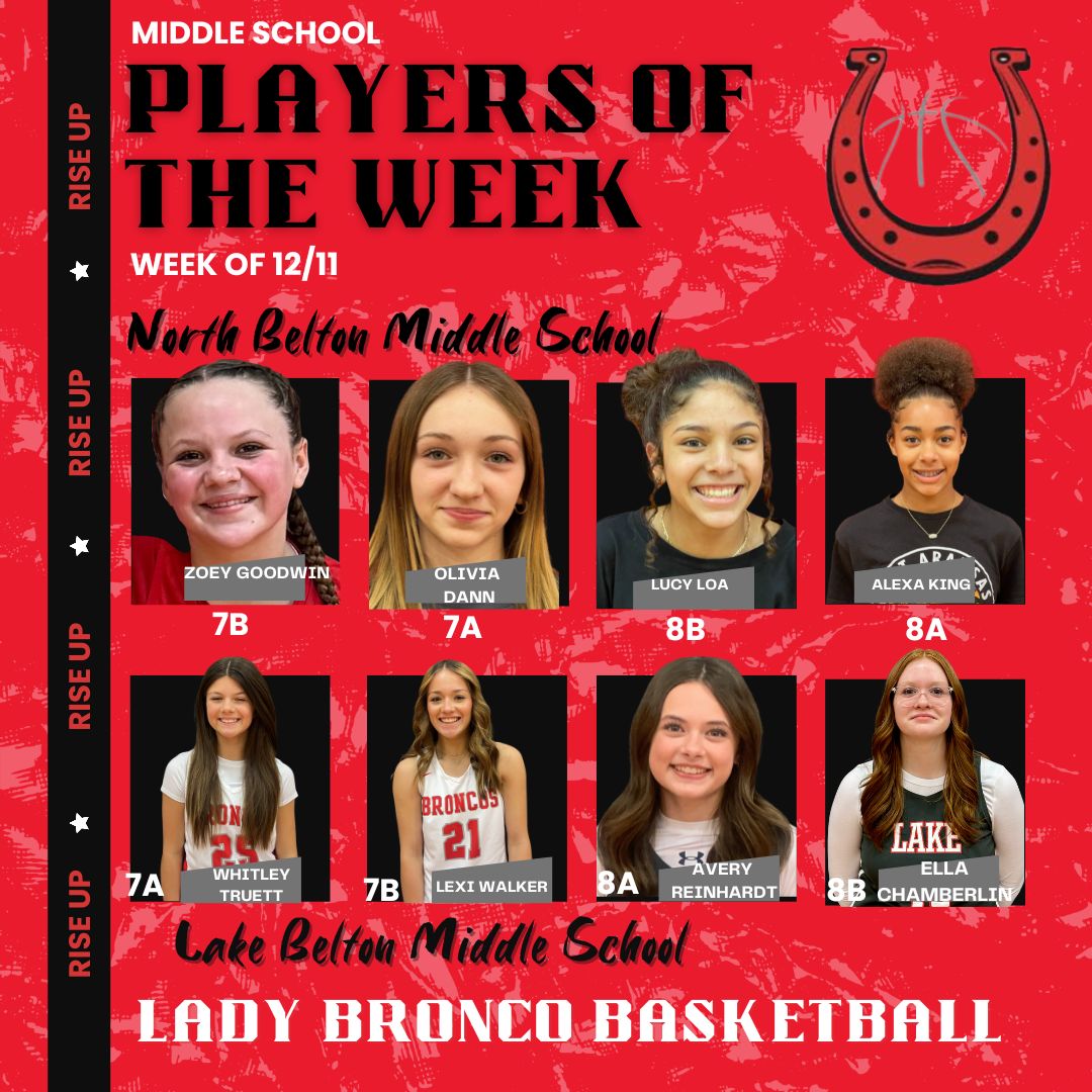 LBHSgirlsBB's tweet photo. Let's take a moment and congratulate our middle school Players of the week! #OurFutureIsBright 😎🤩 https://t.co/clRh5kwewE