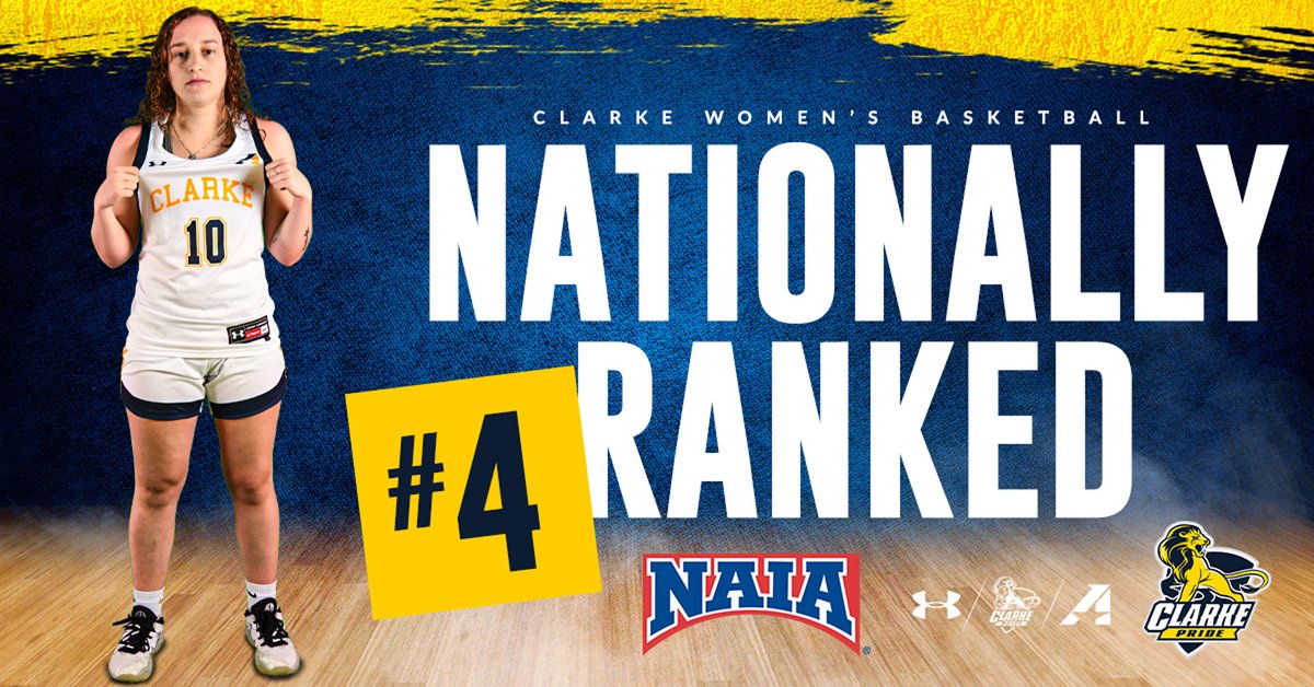 Undefeated Pride stay at No. 4 first NAIA Coaches Poll of 2024

#ClarkePride 

Story ⬇️ 

tinyurl.com/3w2sbhef